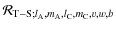 $\displaystyle {\mathcal R}_{{\rm T}-{\rm S};l_{\rm A},m_{\rm A},l_{\rm C},m_{\rm C},v,w,b}$