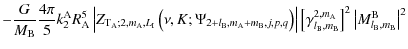 $\displaystyle -\frac{G}{M_{\rm B}}\frac{4\pi}{5}k_{2}^{\rm A}R_{\rm A}^5\left\v...
...{2,m_{\rm A}}\right]^2\left\vert M_{l_{\rm B},m_{\rm B}}^{\rm B} \right\vert ^2$