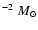 $^{-2}~M_\odot$