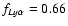 $f_{Ly\alpha}=0.66$