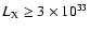 $L_{\rm X}\ge3\times10^{33}$