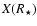 $X(R_\star)$