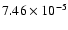 ${7.46}\times10^{-5}$