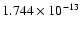 $1.744\times10^{-13}$