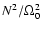 $N^2/\Omega _0^2$