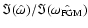 $\Im(\hat{\omega}) /
\Im(\hat{\omega_{\rm FGM}})$