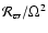 $\mathcal{R}_{\varpi}/\Omega^2$