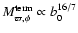 $M^{{\rm term}}_{\varpi,\phi} \propto b_0^{16/7}$