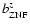 $b^z_{{\rm ZNF}}$