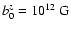 $b_0^z = 10^{12}~
{\rm G}$