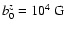 $b_0^z = 10^4~ {\rm G}$