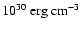 $10^{30}~ {\rm erg~
cm^{-3}}$