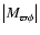 $\left\vert M_{\varpi\phi} \right\vert$