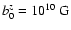 $b_0^z = 10^{10} ~{\rm G}$