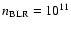 $n_{\rm BLR}=10^{11}$