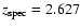 $z_{\rm spec}=2.627$