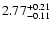 $\rm 2.77^{+0.21}_{-0.11}$