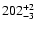 $\rm 202^{+2}_{-3}$
