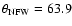 $\theta_{\rm NFW}=63.9$