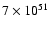 $7 \times 10^{51}$