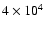 $4\times10^4\:$