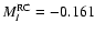 $M_I^{\rm RC} = -0.161$