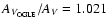 $A_{V_{\rm OGLE}}/A_V=1.021$
