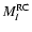 $M_I^{\rm RC}$