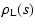 $\displaystyle \rho_{\rm L}(s)$