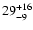 $\rm 29^{+16}_{-9}$
