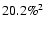 $20.2\% ^2$