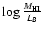 $\log \frac{M_{\rm HI}}{L_B}$