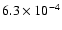 $6.3\times10^{-4}$