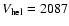 $V_{\rm hel} = 2087$