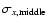 $\sigma_{{x,\rm middle}}$
