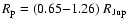 $R_{\rm p}=(0.65{-}1.26)~R_{\rm Jup}$