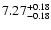 $7.27_{\rm -0.18}^{+0.18}$