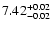 $ 7.42_{\rm -0.02}^{+0.02}$