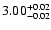 $ 3.00_{\rm -0.02}^{+0.02}$