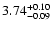 $3.74_{\rm -0.09}^{+0.10}$