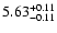 $5.63_{\rm -0.11}^{+0.11}$