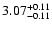 $ 3.07_{\rm -0.11}^{+0.11}$