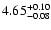 $4.65_{\rm -0.08}^{+0.10}$