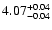 $ 4.07_{\rm -0.04}^{+0.04}$