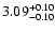 $3.09_{\rm -0.10}^{+0.10}$