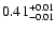 $ 0.41_{\rm -0.01}^{+0.01}$