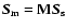 $\vec{S}_{\rm m}=\mathbf{M}\vec{S}_{\rm s}$
