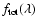 $f_{\rm tot}(\lambda)$