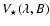 $V_\star(\lambda, B)$