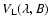 $V_{\rm L}(\lambda,B)$